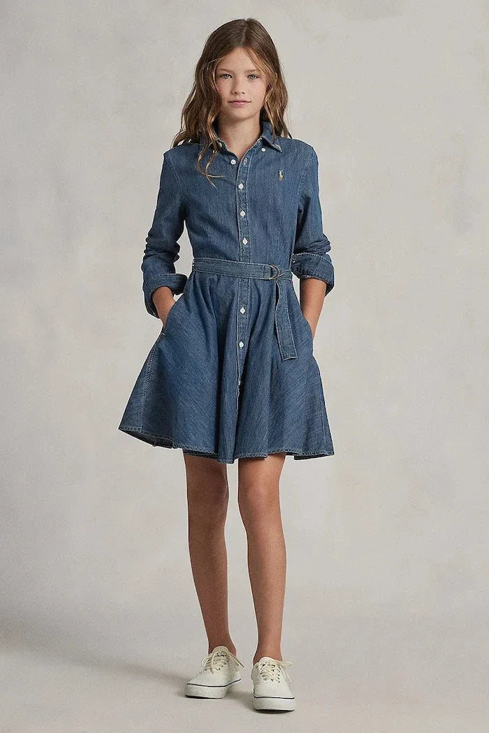 Polo Ralph Lauren - Vestido infantil 140-158 cm