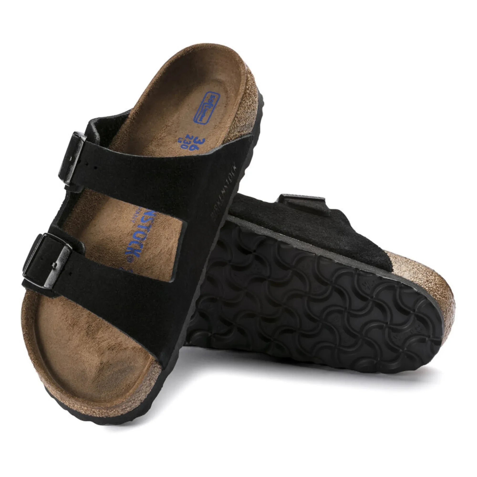 BIRKENSTOCK - Sandalias Arizona de ante y nobuk - Colección adulto | Negro