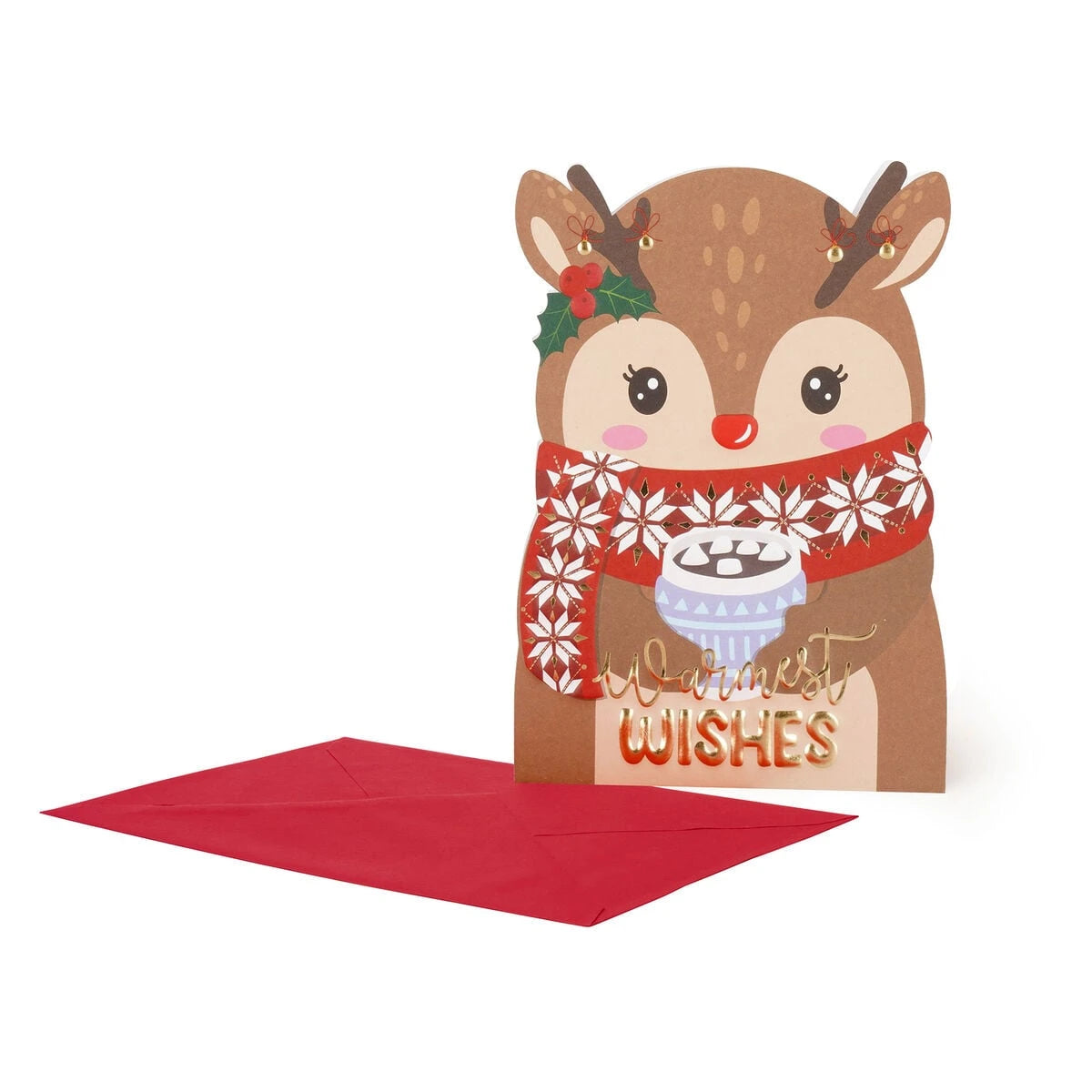 Legami - Tarjeta de Navidad - Chocolate Caliente - Tarjeta de Felicitación