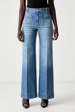 Victoria Beckham Alina jeans de pernera ancha