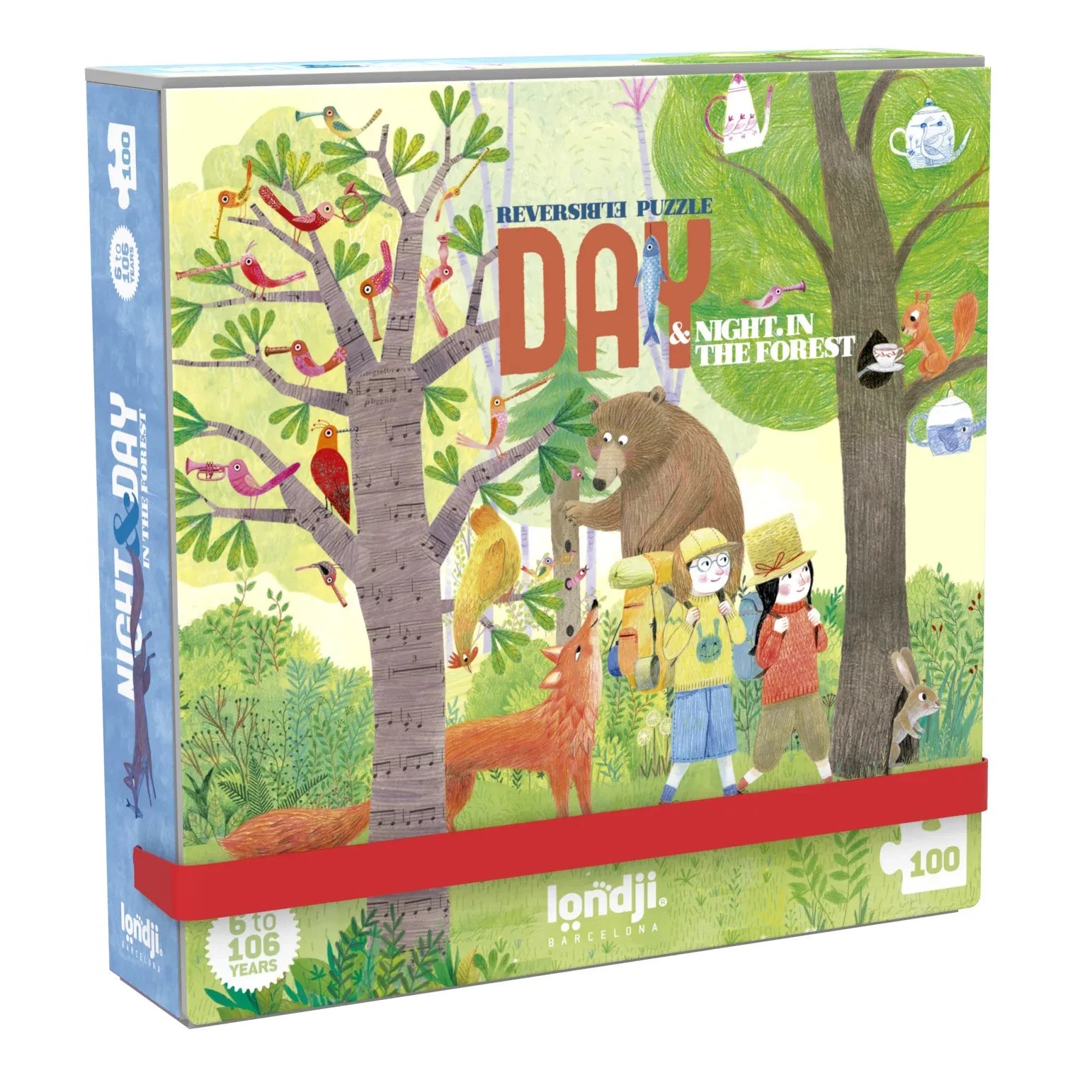 Londji - Puzzle reversible Bosque Día/Noche