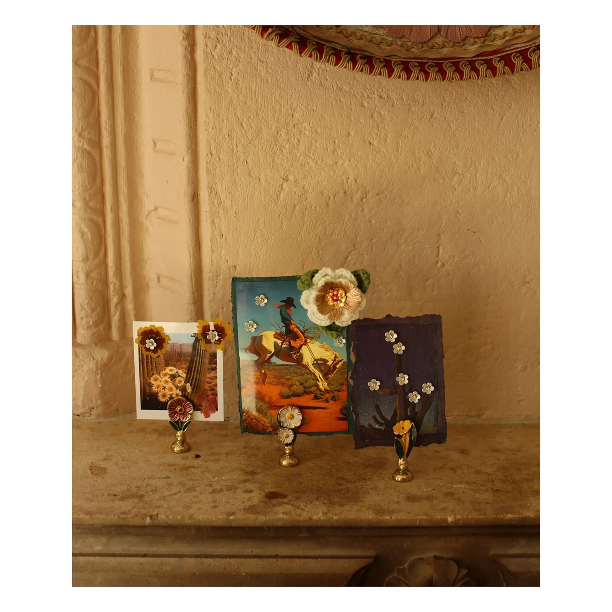 Doing Goods - Tarjeteros Posy - Set de 3 | Verde