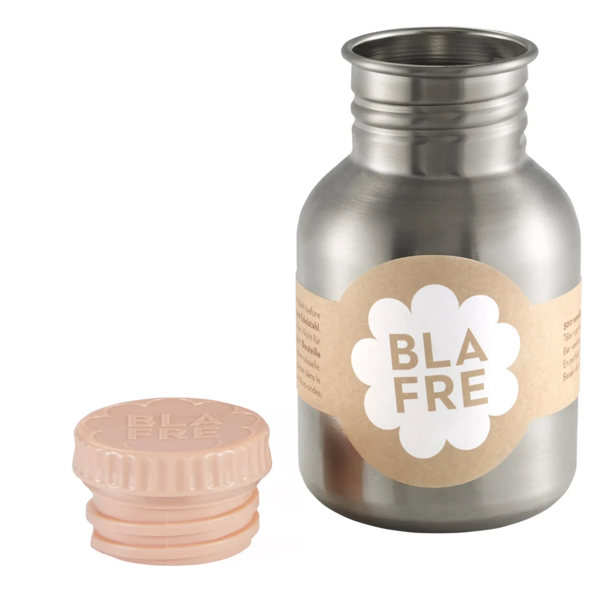 Blafre - Botella de agua de acero inoxidable 300 ml | Melocotón