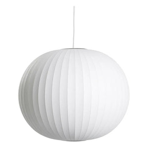 Hay - Lámpara colgante mediana Nelson Saucer Bubble - George Nelson | Blanco roto
