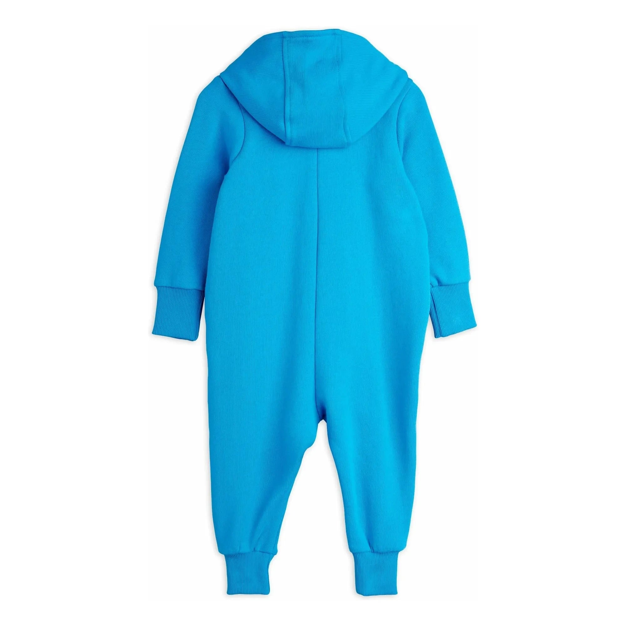Mini Rodini - Peto de algodón orgánico con estampado de gato atigrado | Azul
