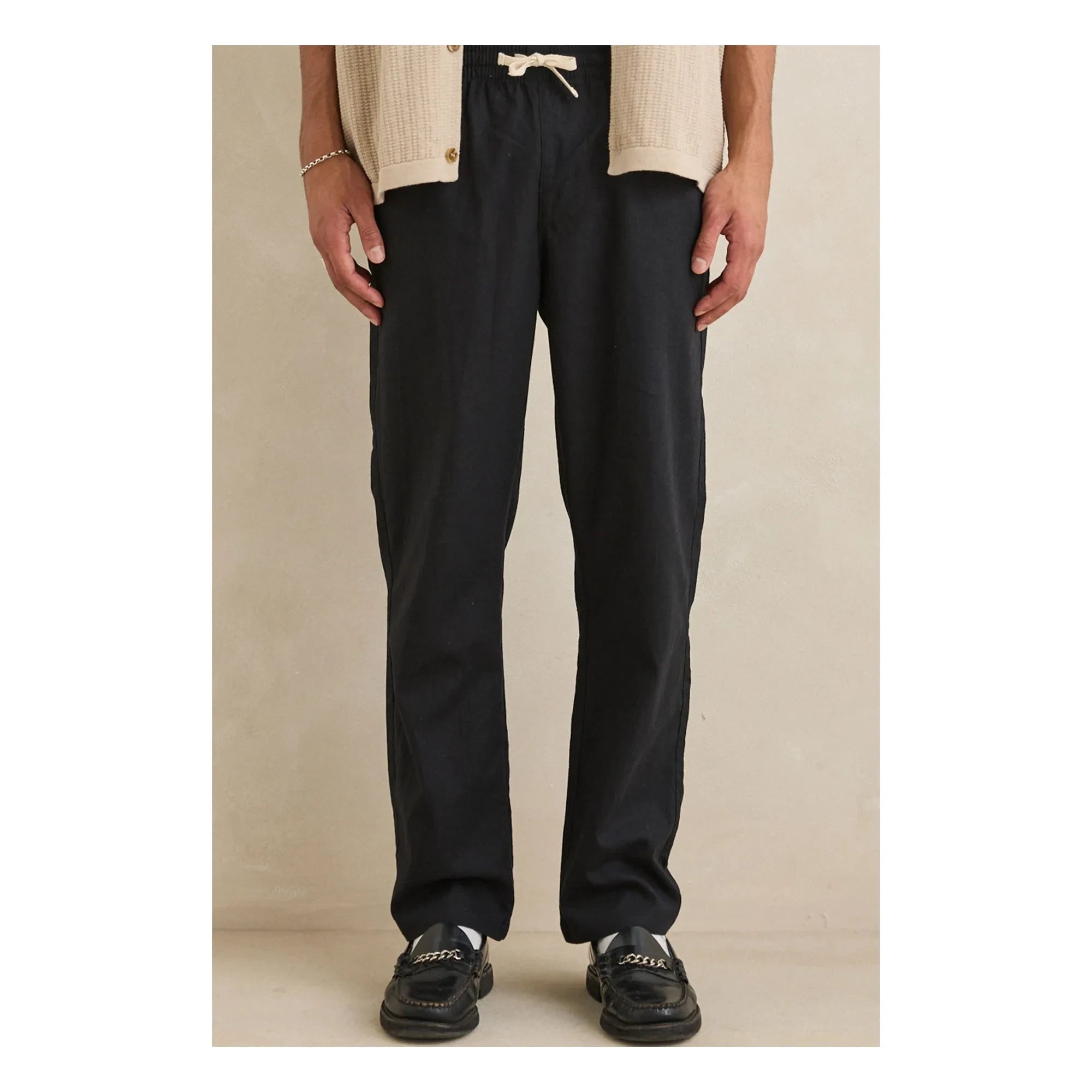 Pantalón de lino Rhythm - Jam | Negro