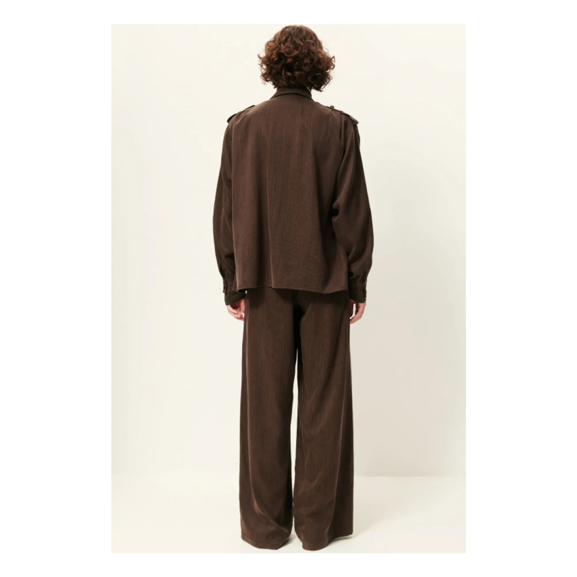 Sessùn - Pantalones Rim C de rayas | Marrón