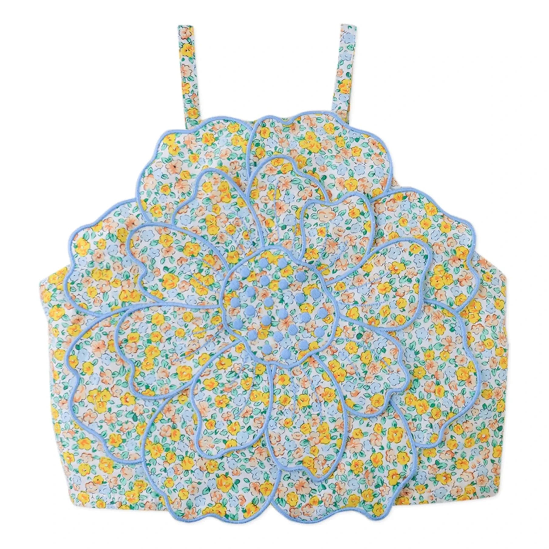 Gingersnaps - Top Eloise Fleur | Azul