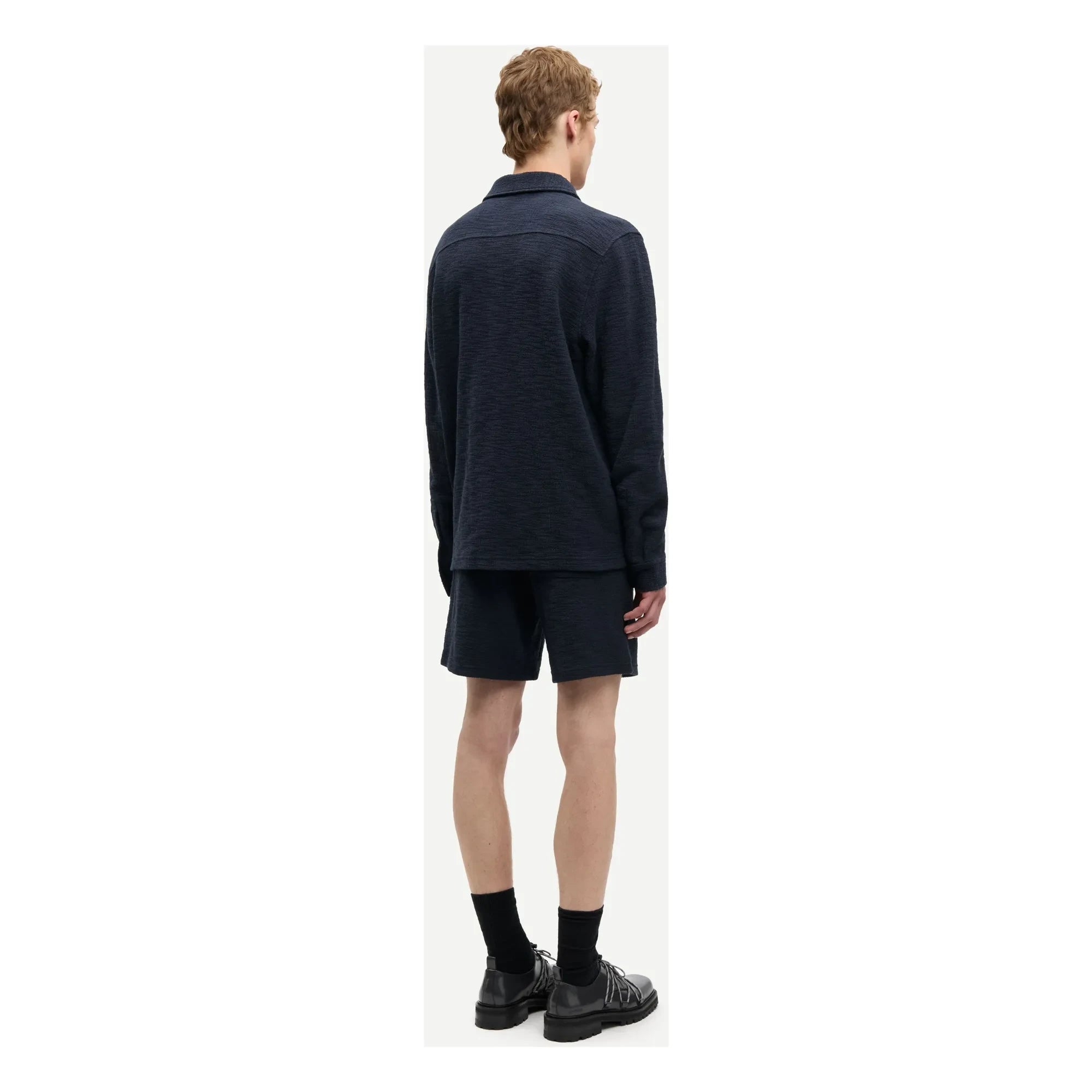 Samsoe Samsoe - Camisa de algodón Sakore | Azul Oscuro
