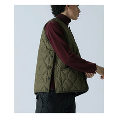 Taion - Chaleco militar sin mangas unisex | Caqui oscuro