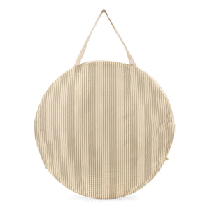 Konges Sløjd - Tienda de playa plegable pequeña Tea Stripe | Beige