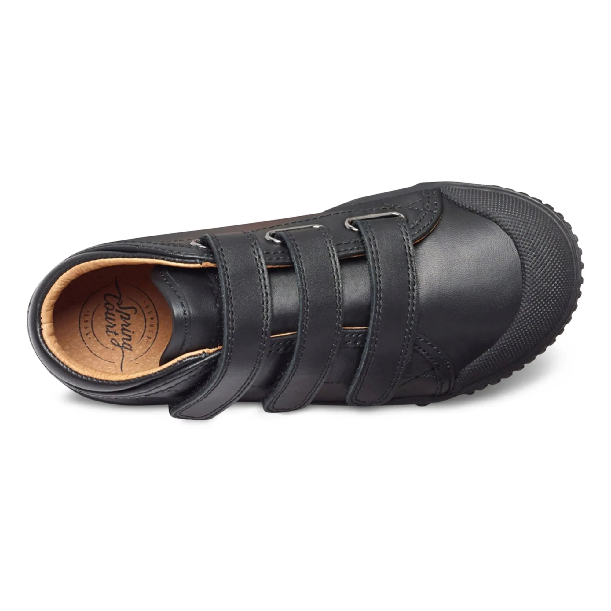 Spring Court - Zapatillas deportivas altas de velcro B2 Nappa | Negro