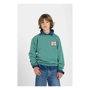 Hundred Pieces - Sudadera de algodón orgánico Ryde Wheelers | Verde esmeralda