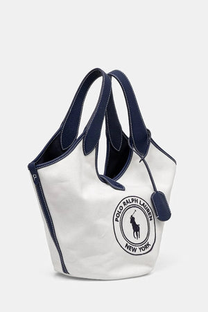 Bolso tote de algodón para mujer Polo Ralph Lauren