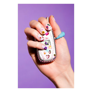 Omy - Adhesivos florales para uñas