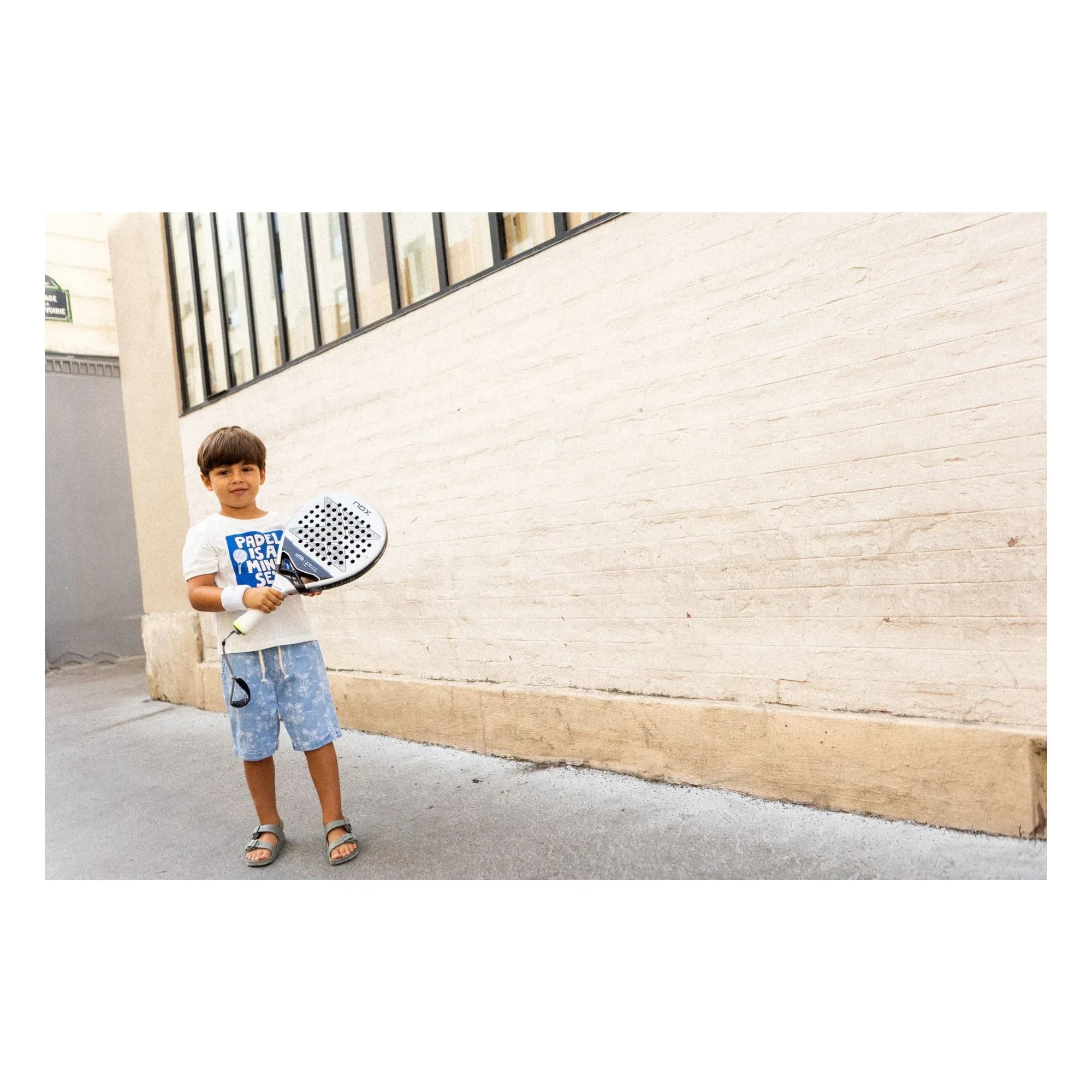 Louis Louise - Camiseta Tom Padel | Blanco