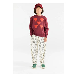 The Animals Observatory - Sudadera con osos y corazones | Burdeos