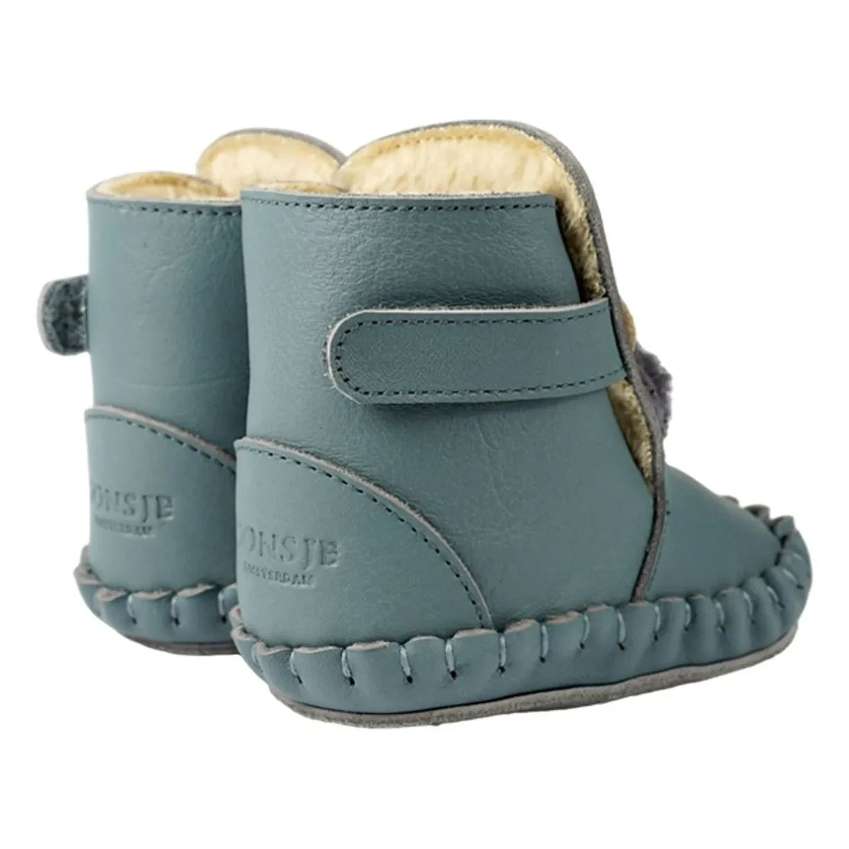 Donsje - Zapatillas de oso polar Junus | Gris azulado