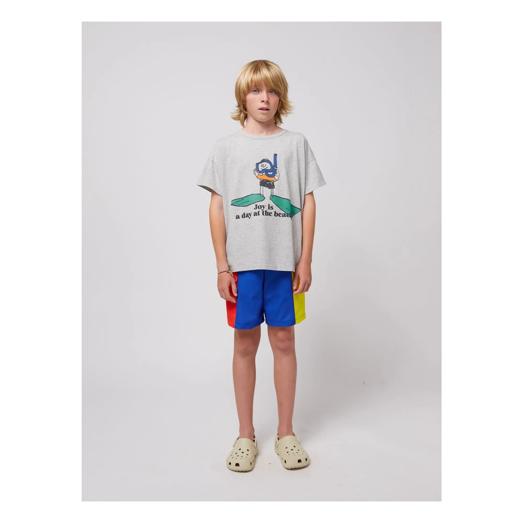 Bobo Choses - Bañador tipo bermuda con bloques de color | Azul