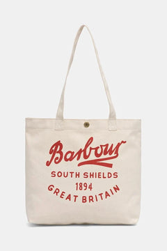Barbour bolso de algodón Script