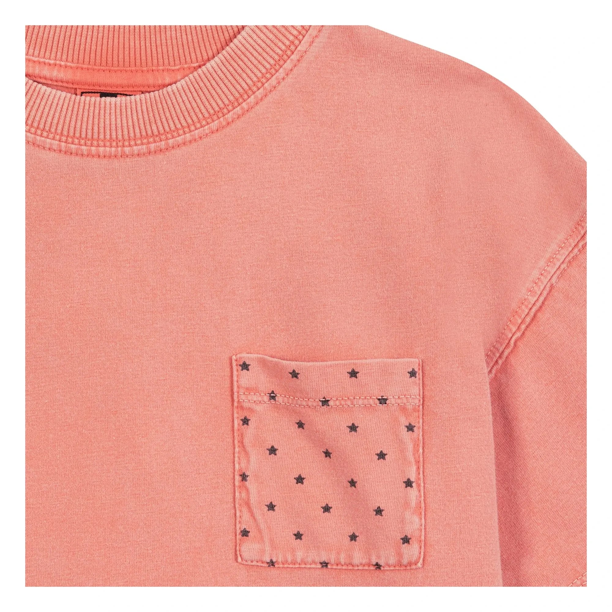 Bonton - Camiseta con bolsillo estampado de estrella Nixon | Rosa
