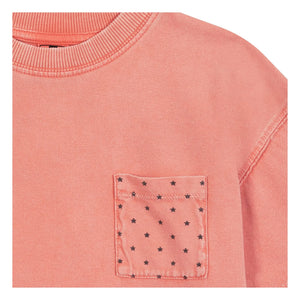 Bonton - Camiseta con bolsillo estampado de estrella Nixon | Rosa