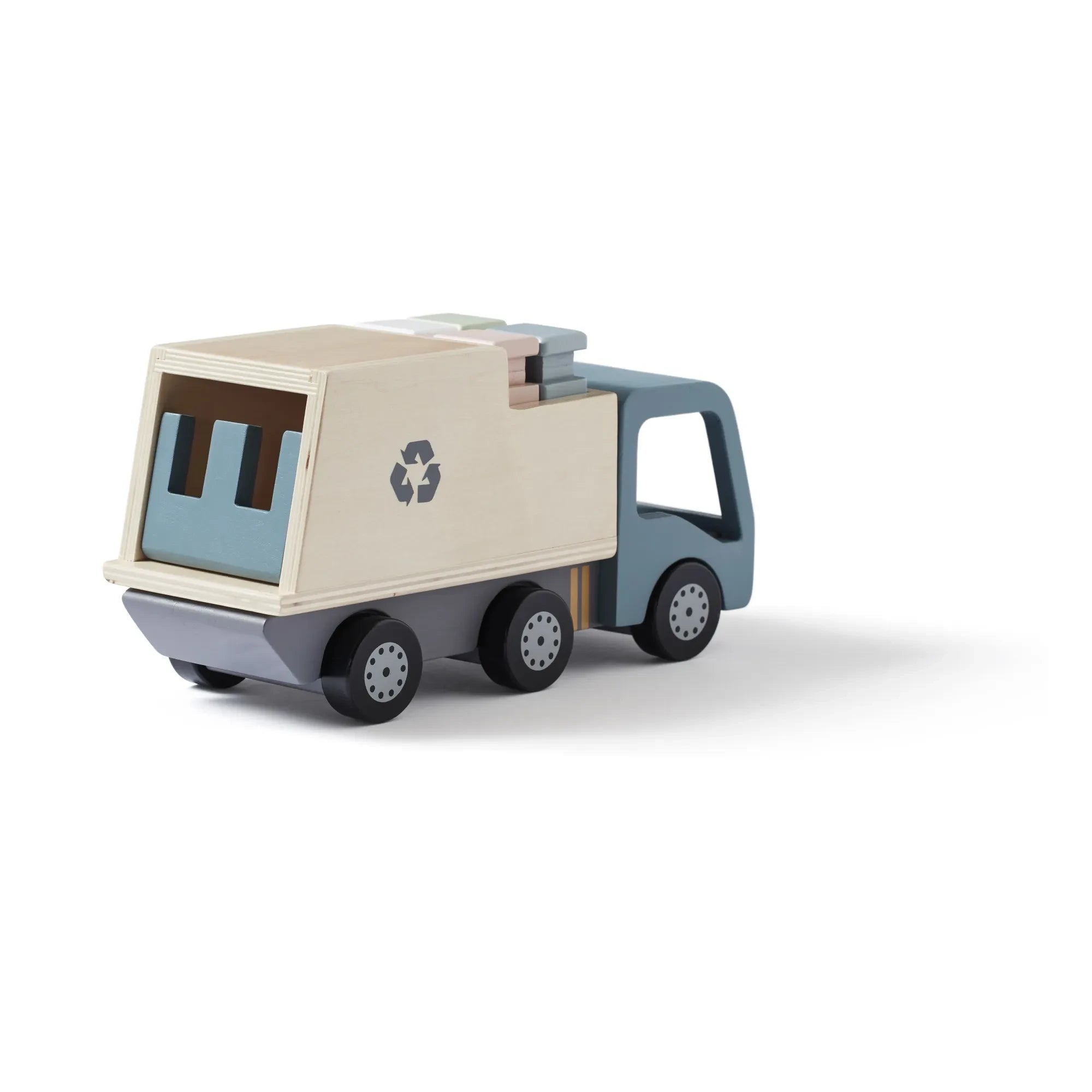 Kid's Concept - Camión de Basura de Madera de Juguete