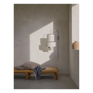 Broste Copenhagen - Lámpara colgante de papel William | Blanca