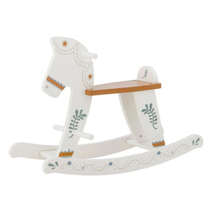 Bloomingville Mini - Caballo balancín Ruddy | Blanco