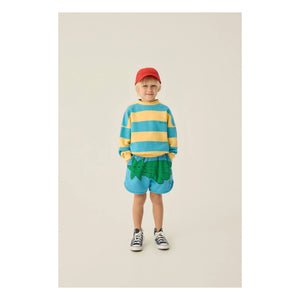 The Campamento - Sudadera de rayas oversize | Amarillo