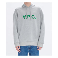A.P.C. - Sudadera con Capucha Milo de Algodón Orgánico | Gris Jaspeado
