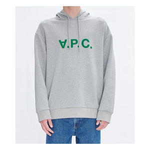 A.P.C. - Sudadera con Capucha Milo de Algodón Orgánico | Gris Jaspeado