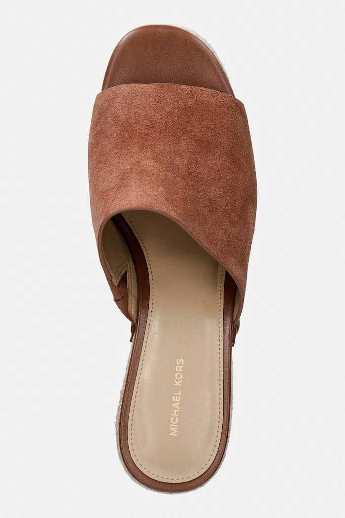 MICHAEL Michael Kors Sandalias de cuña de ante Mayes para mujer