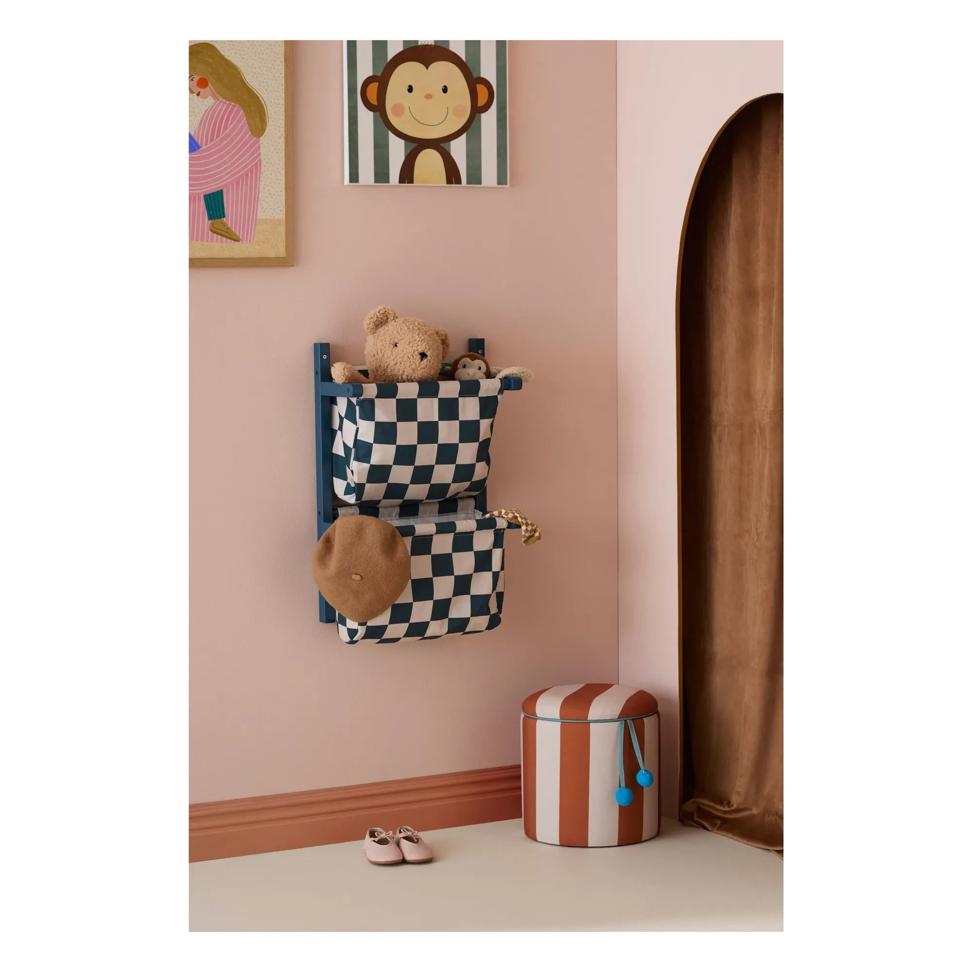 Kid's Concept - Unidad de almacenamiento de pared de tela