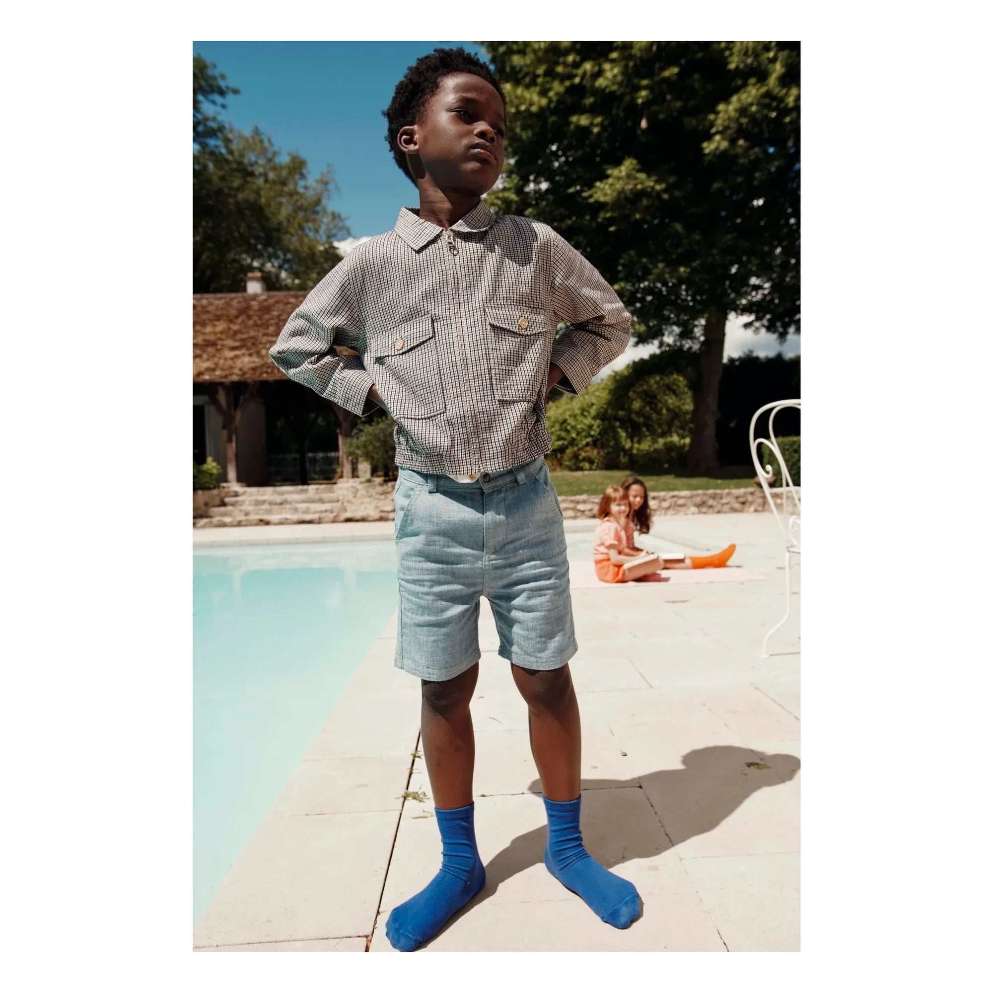Emile et Ida - Short Fitte | Azul Claro