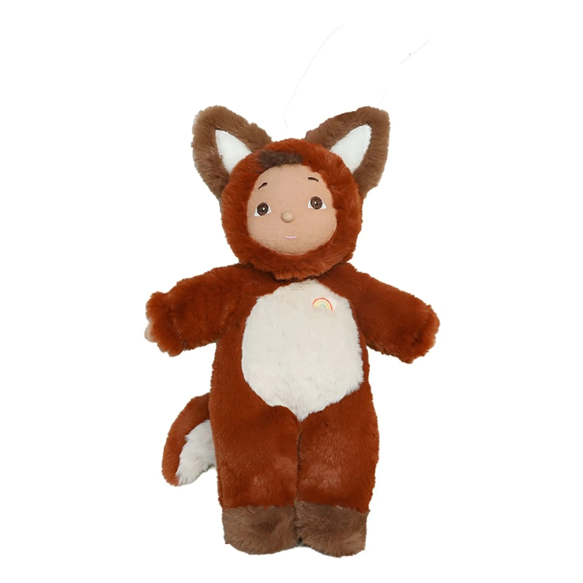 Olli Ella - Cozy Day Dinkum Zorro muñeca | Marrón rojizo