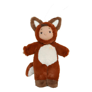 Olli Ella - Cozy Day Dinkum Zorro muñeca | Marrón rojizo
