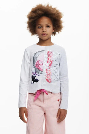 Blusa infantil Desigual de manga larga