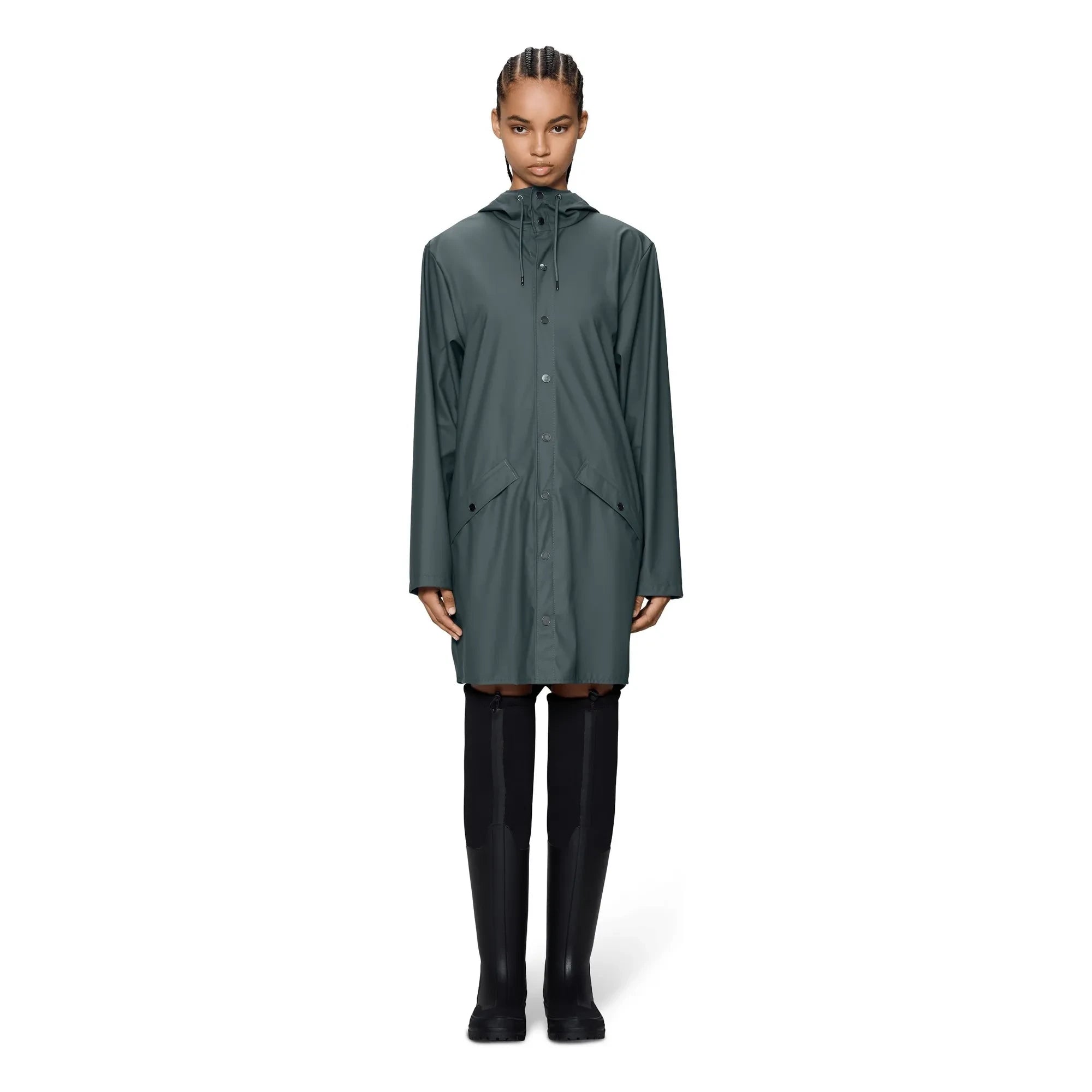 Rains - Abrigo largo W3 | Gris oscuro