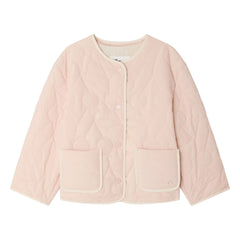 Bonpoint - Lorelei Cerises Chaqueta de fibra reciclada | Rosa empolvado