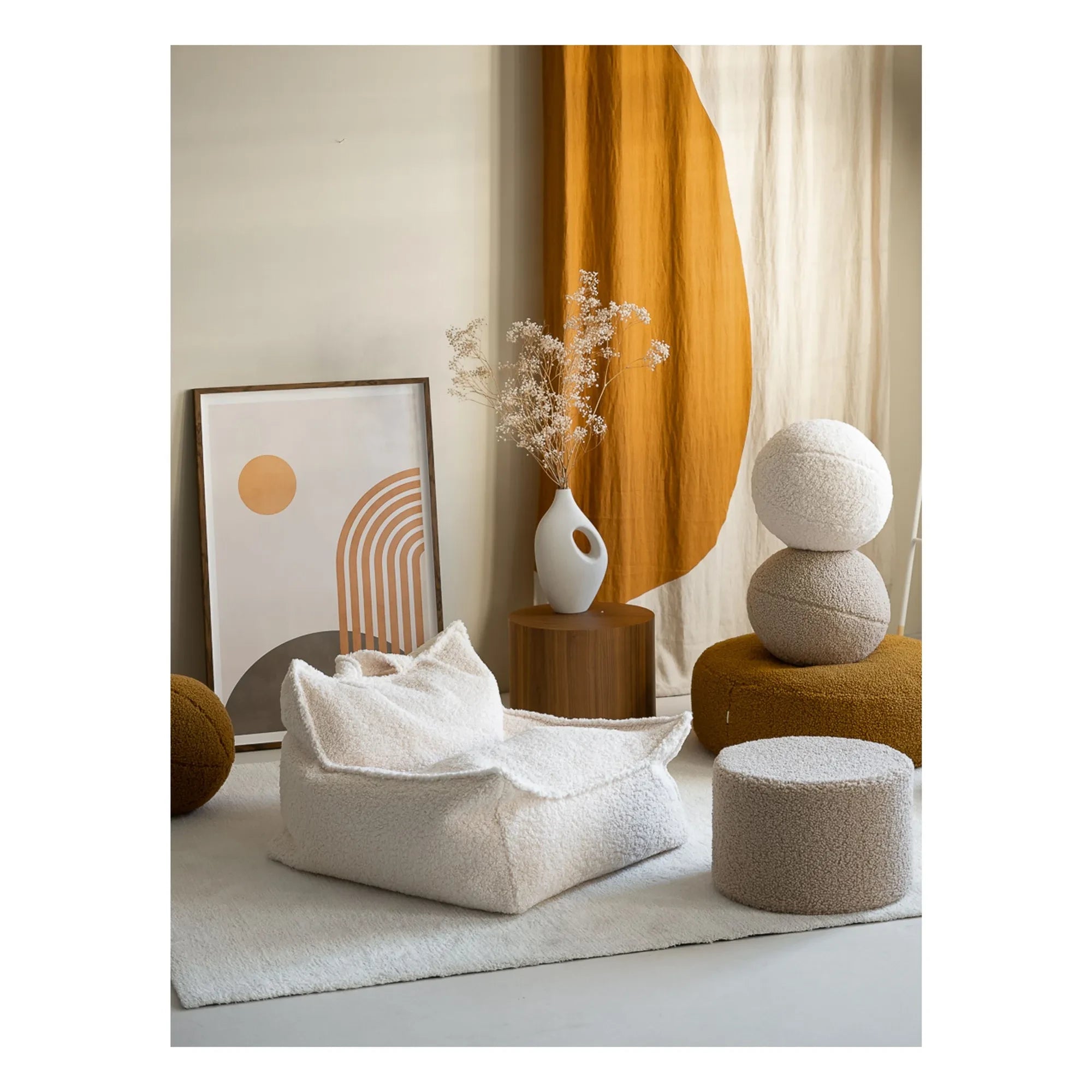 Wigiwama - Sillón de borreguito | Crudo