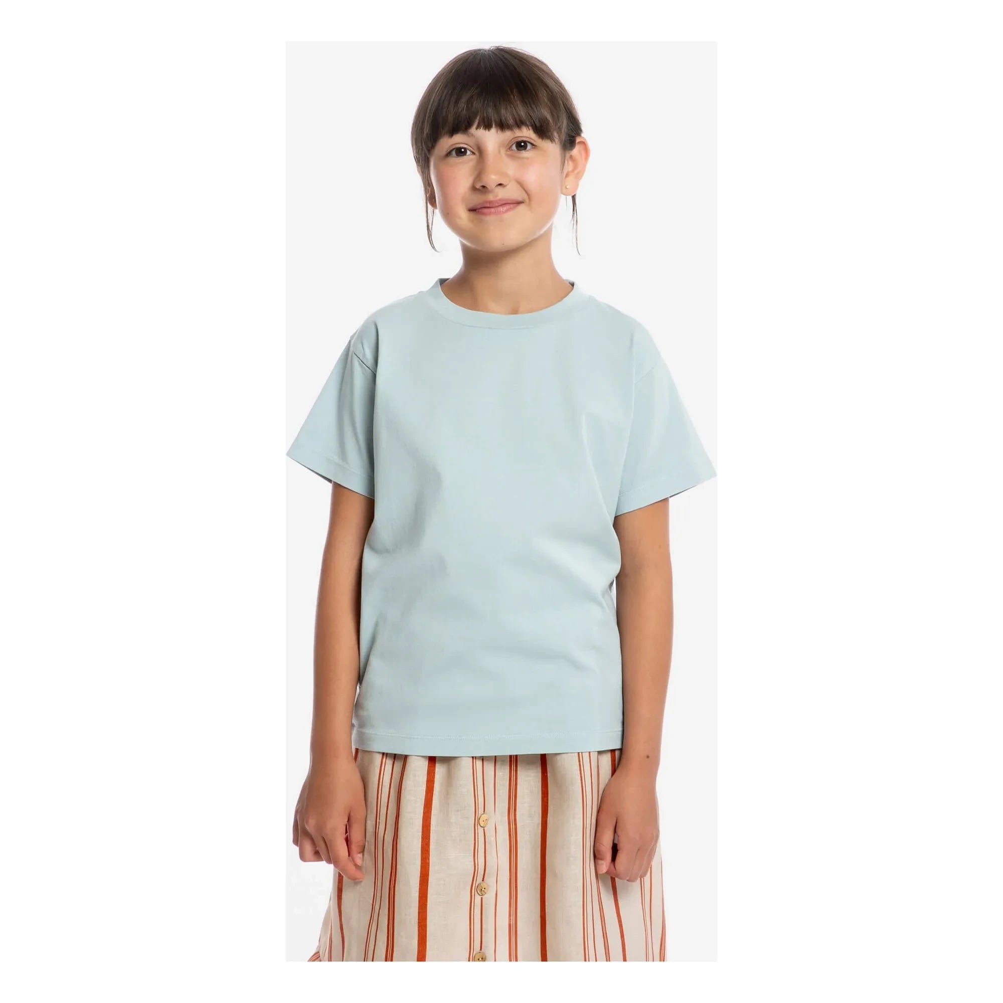 Matona - Camiseta de verano de algodón orgánico | Azul claro