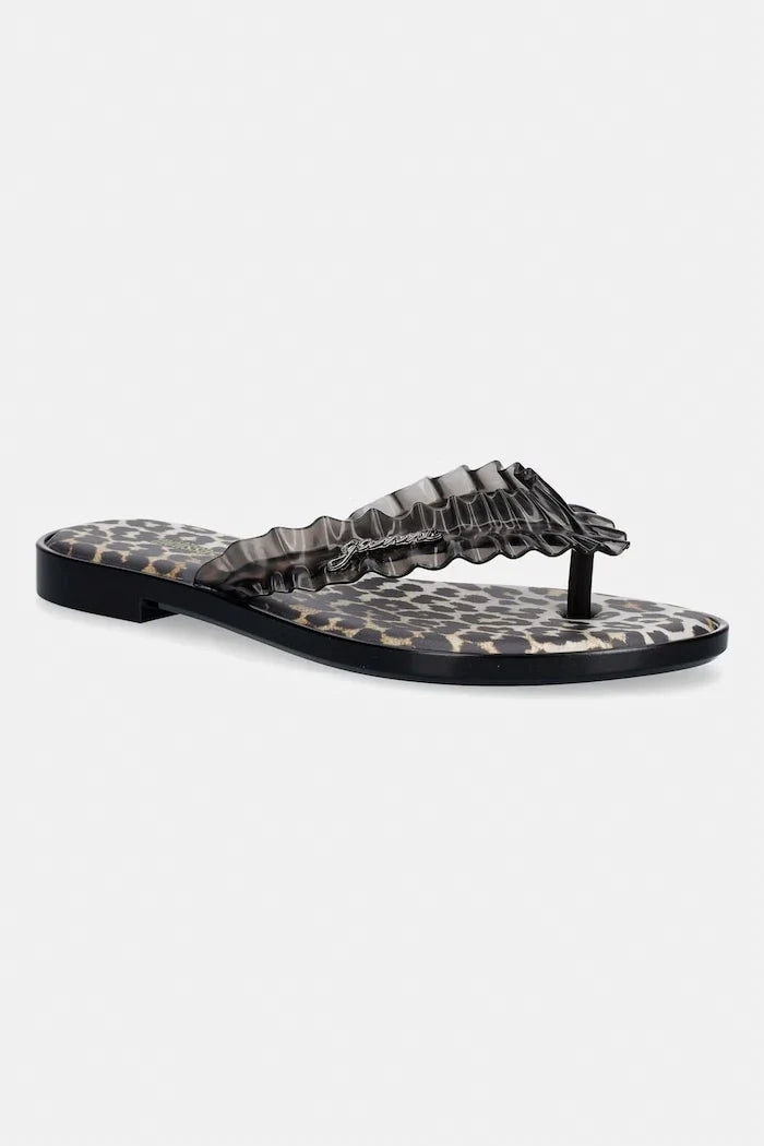 Melissa sandalia de mujer tipo chancla FLIP FLOP SLIM + GANNI AD