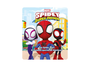 Tonies - Alemán Spidey y sus Super Amigos - El equipo de Spidey y 3 emocionantes aventuras más - Marvel Spidey y sus Amigos Asombrosos