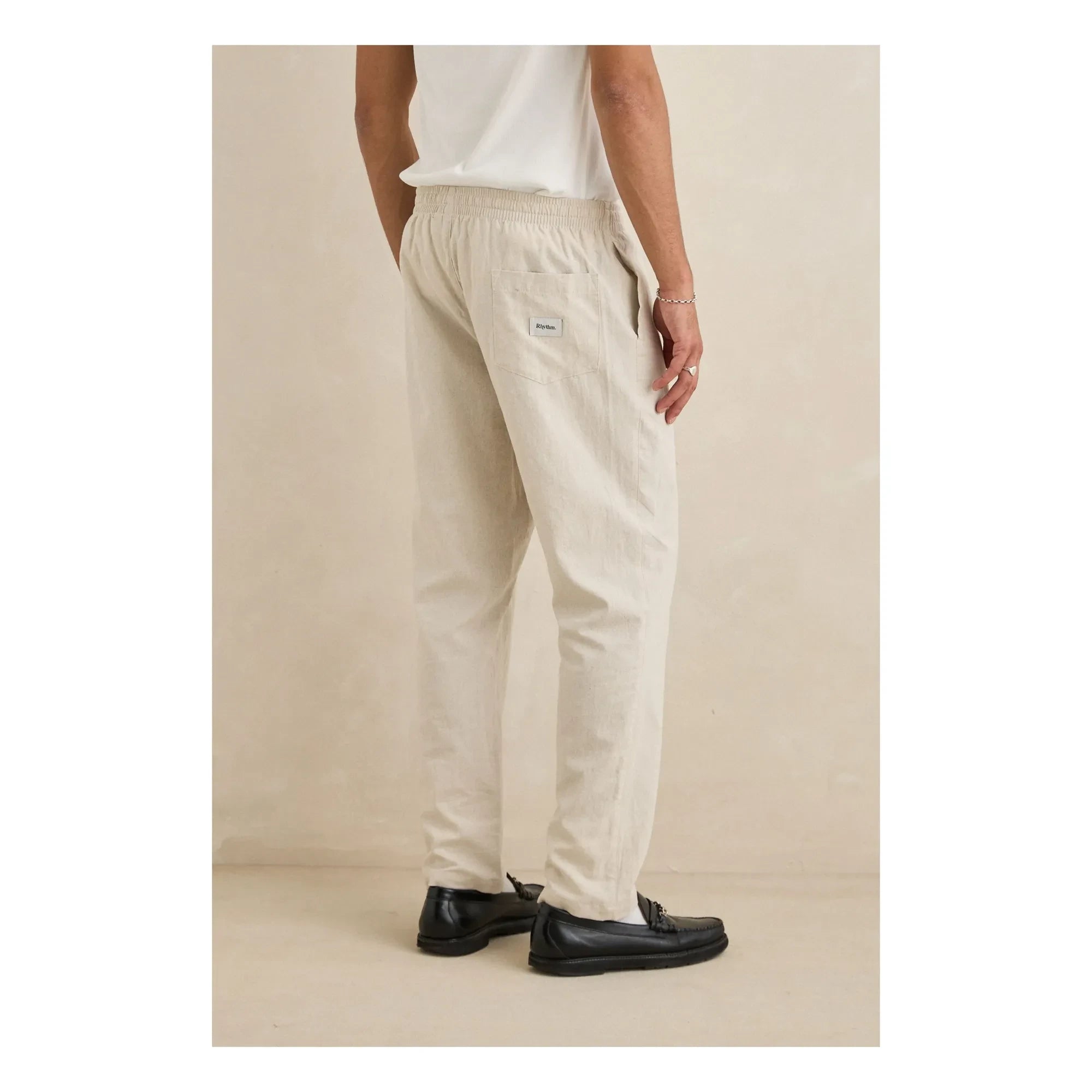 Rhythm - Pantalón de lino Jam | Crema