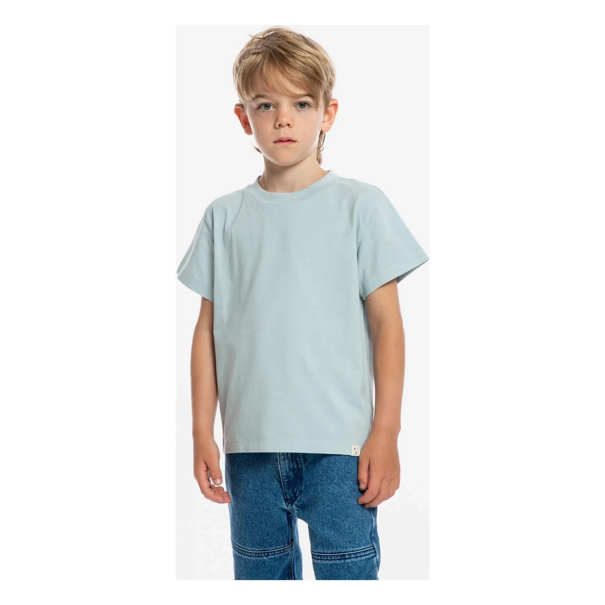 Matona - Camiseta de verano de algodón orgánico | Azul claro