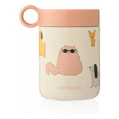 Liewood - Caja de almuerzo térmica Kiani | Gatos y Perros/Sandy