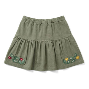 Hundred Pieces - Falda Kaya Fleurie | Verde almendra