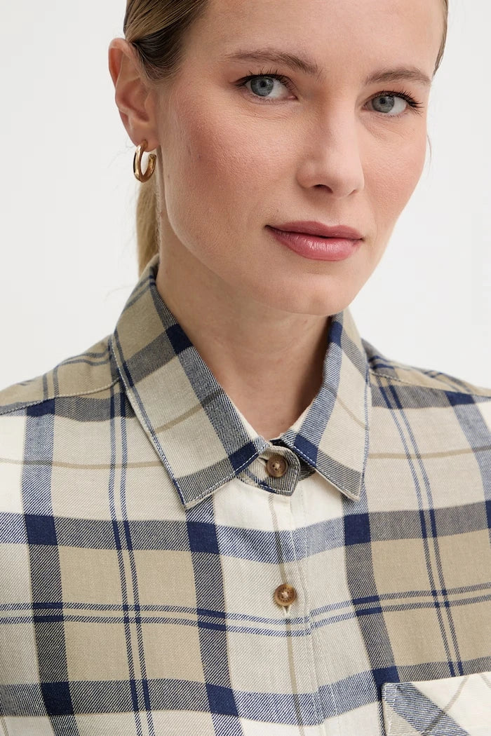 Vestido de lino Barbour Fern