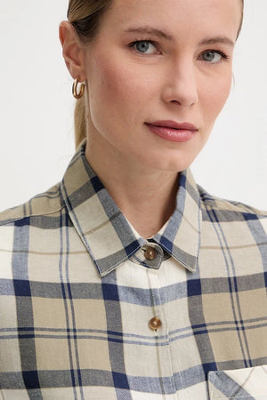 Vestido de lino Barbour Fern